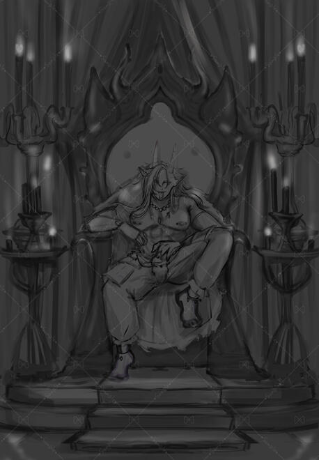 Sketch with background